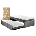 thumbnail image 5 of Cama doble Matrimonial Roomi Gris + 2 Colchones Smile, 5 of 5