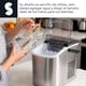 thumbnail image 5 of Máquina De Hielo Portátil De Encimera Con Asa Y Pala Maquina De Hielo De Bala Con 2 Tamaños De Hielo 8 Cubos En 6 Minutos Maquina Hielo De Limpieza Automática Para Bar y Fiestas, 5 of 7