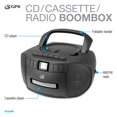 thumbnail image 4 of Boombox GPX con reproductor de CD y casetes, 4 of 5