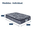 thumbnail image 2 of Colchon Individual Restonic Ortopedico Confort Plus, 2 of 10