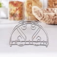 thumbnail image 4 of CaiYueKe Stainless Steel Napkin Holder, Paper Towel Rack for Kitchen Counter, Vertical Napkin Dispenser, Modern Tabletop Napkin Storage Organizer for Dining Room, Restaurant, Cafe, 4 of 7