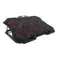thumbnail image 1 of M Buder Base de Refrigeración para Laptop Almohadilla de Enfriamiento Ajustable Malla Metálica 6 Ventiladores Silenciosos RGB Computadora Portátil Menos de 19 Pulgadas 48.26 cm Negro F6, 1 of 9