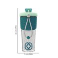 thumbnail image 4 of MTBLYS Botella mezcladora de proteínas | Vaso mezclador de 700 ml (24 oz) | Con bola mezcladora | Portátil y a prueba de fugas | Suplemento pre-entrenamiento | Uso en gimnasio y fitness, 4 of 9