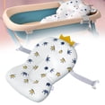 thumbnail image 3 of Cojín de para bebé, alfombrilla para bañera de recién nacido, apoyo para , almohada para bañera de bebé, asiento flotante, 3 of 9