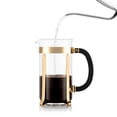 thumbnail image 4 of Cafetera francesa Bodum Chambord de vidrio de alta temperatura de 1 litro, 4 of 8