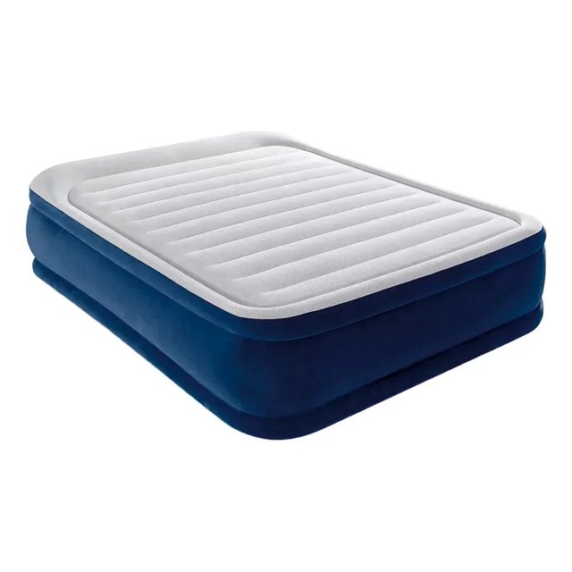 COLCHON INFLABLE INTEX DURA-BEAM PLUS QUEEN SIZE AZUL