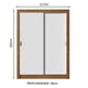 thumbnail image 3 of Ropero Closet Madesa Denver 2 Puertas Corredizas Marrón/Blanco, 3 of 5