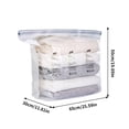 thumbnail image 1 of Bolsas de vacío para ropa | Bolsas de compresión que ahorran espacio para viajes y organización del hogar | Diseño enrollable sin necesidad de bomba | Protegen contra la humedad, el polvo y, 1 of 3