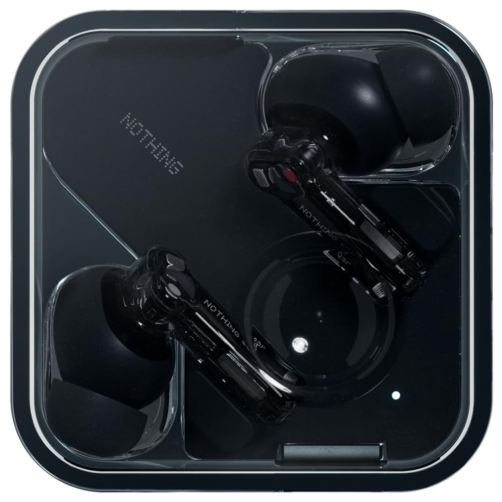 Auriculares inalámbricos Nothing Ear con integración ChatGPT, ANC inteligente, audio de alta resolución con LDAC y LHDC, refuerzo dinámico de graves de 11 mm, tiempo de reproducción de 40,5 h, 6 micró