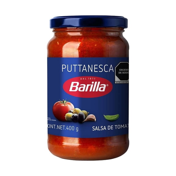 Salsa de tomate Barilla puttanesca 400 g