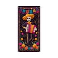 thumbnail image 2 of Decoraciones de Halloween, 35 x 71 pulgadas, cubierta de puerta de Halloween y Día de Muertos, decoración de puerta de Halloween y Día de Muertos, decoración de fiesta de festival, cubierta de puerta, 2 of 6