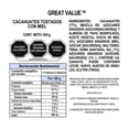thumbnail image 2 of Cacahuates Great Value tostados con miel 454 g, 2 of 3