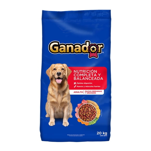 Croquetas para Perro Ganador Original Adultos Razas Medianas y Grandes 20 kg