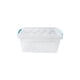 thumbnail image 2 of Contenedor de Plástico Transparente con Tapa y Asa con Cierre Clip, Recipiente Organizador Versátil Multiusos Transparente para Fácil Identificación, Capacidad 600 ml, 2 of 3