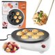 thumbnail image 1 of MasterChef Electric Ebelskiver Maker Delicioso Takoyaki japonés casero, agujeros para rosquillas, bolas de pulpo, Aebleskivers, danés, antiadherente fácil de limpiar, divertido regalo de día festivo, 1 of 5