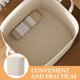 thumbnail image 4 of ROMANSENTIAL Bolsa De Almacenamiento Para Edredones Beige Con Fácil Para Organización En El Hogar, 4 of 8