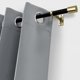 thumbnail image 2 of Cortinero Ajustable Negro Mat Dorado 167-304 Cm, 2 of 3