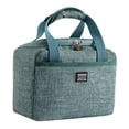 thumbnail image 1 of Xihbxyly Lonchera Térmica, Ideal para El Trabajo, La Escuela, Picnic, Conservación Del Frío y El Calor, Forro de Aluminio de Grado Alimenticio, Portátil y Duradera, 24 X 14 X 17 Cm, Verde, Ideal para, 1 of 2