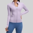 thumbnail image 1 of TaTaai Ladies Slim Fit Yoga Sports Jacket Fashion Nude Feeling Tight Fitness Outerwear for Running Training Workout Gym Daily Wear Gift, 1 of 8