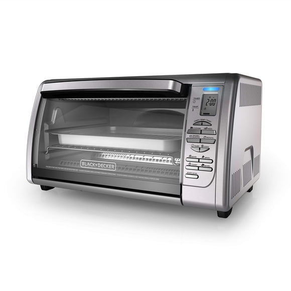 Horno tostador de convección para encimera Black+Decker, 8 funciones