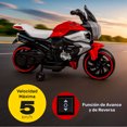 thumbnail image 2 of Montable Moto Electrica Roja Luz Claxon 6v, 2 of 7