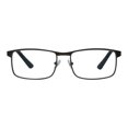 thumbnail image 2 of Lentes de lectura EZ Readers hombre modelo forma cuadrada color gris, dioptria 2.0, 2 of 4