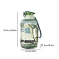 thumbnail image 3 of Vaso de agua de gran capacidad para deportes y fitness, botella de agua Ton Ton, resistente a altas temperaturas, cubo Ton Ton, vaso grande para el vientre, vaso recto para beber con asa de, 3 of 7