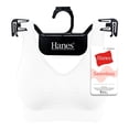 thumbnail image 1 of Bralette Hanes Intimates para Mujer Liso Blanco Talla EG, 1 of 4