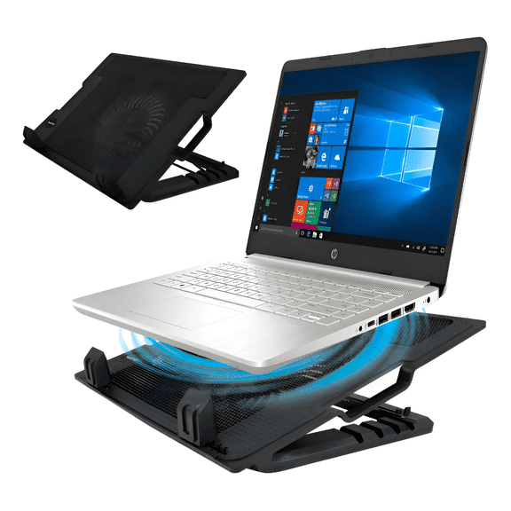 Enfriador Notepad Gamer 17 Antideslizante Xtellar Color Negro