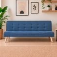 thumbnail image 2 of Sofá Cama Taipei Loomber Color Azul Marino Respaldo Reclinable 3 Posiciones, 2 of 8