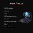 thumbnail image 5 of Laptop Gamer MSI Katana 15 HX i7-14650HX 16GB 512GB SSD RTX 5050 144Hz, 5 of 5