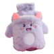 thumbnail image 2 of Cute Funda De Agua Caliente De Peluche Y Calentador De Manos Xtellar morado, 2 of 4