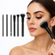 thumbnail image 2 of Cosmetiquera Ideen Stores Negra con 6 Brochas de Maquillaje - 7 Piezas, 2 of 5