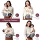 thumbnail image 5 of Cangurera Portabebé Momcozy Mochila Con Asiento Bebé Gris Medio, 5 of 8