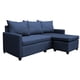 thumbnail image 5 of Sala Esquinera Modular El Bazar Store Vancouver Azul Marino 175x130 cm Sofa Lado derecho ó izquierdo Económica, Tela Lino, 5 of 7