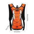 thumbnail image 3 of Mochila de Hidratación para Senderismo, Running y Ciclismo: Depósito de Agua de 2 Litros, Correas Ajustables, Detalles Reflectantes, Bolsillo de Malla y Diseño Ligero de Poliéster para Deportes Al Ai, 3 of 7