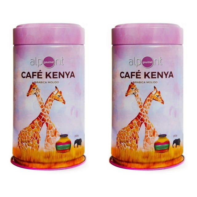 Alpont Gourmet Café Kenya Molido Lata De 250 Gramos 2 Piezas