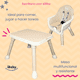 thumbnail image 5 of Silla alta periquera 7 en 1 con mesa y charola para bloques primi pasti ibaby beige, 5 of 8