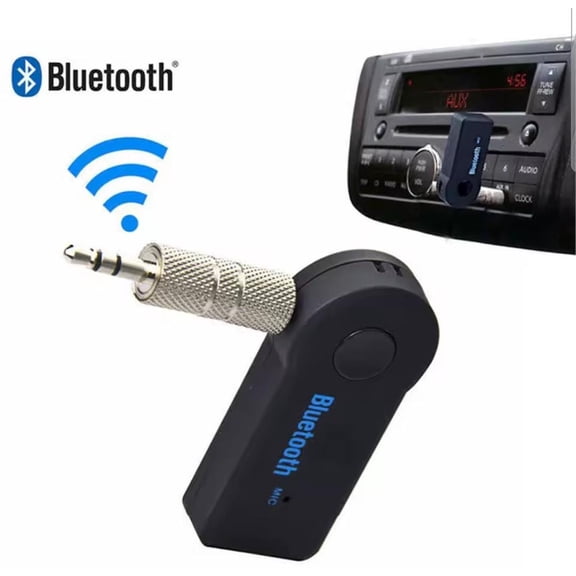 Kit de 2 Emisor Y Receptor De Audio Bluetooth Entrada Auxiliar 3.5mm, Adaptador De Sonido