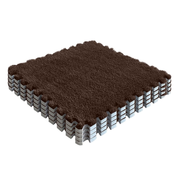 Plush Puzzle Floor Mat Bedside Bedroom Bedside Carpet Home Living Room 1CM Thick Suede Foam Ground Mat