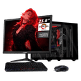 thumbnail image 1 of Computadora Escritorio Completa Xtreme PC Gaming AMD Radeon Vega 3 Athlon 3000G 16GB SSD 500GB Monitor 23.8 75Hz WIFI Black juegos casuales, trabajo y estudio, 1 of 6