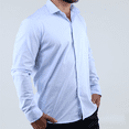 thumbnail image 2 of Camisa de Vestir Manga Larga Azul Cielo Slim Fit Para Hombre, 2 of 5