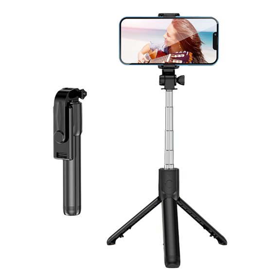 TRÍPODE Selfie Portátil Telescópico Con Control Remoto