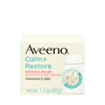 thumbnail image 1 of Aveeno Calm + Restore Redness Relief Moisturizing Cream, Daily Facial Cream for Sensitive Skin Instantly Calms &amp; Soothes the Appearance of Redness, Fragrance-Free &amp; Hypoallergenic, 1.7, 1 of 9