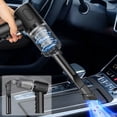 thumbnail image 1 of Aspiradora portátil inalámbrica para coche, 5500 Pa, succión en seco y húmedo, tamaño mini, plegable, carga USB | Limpiador de pelo de mascotas con boquillas para interiores, asientos y reji, 1 of 5