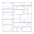 thumbnail image 1 of Contenedores Organizadores De Plástico Transparente Styrka Kit de 25 piezas, 1 of 8