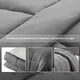 thumbnail image 3 of Edredón Acolchado Bluelander, King Size, Gris Oscuro, 3 of 5