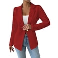 thumbnail image 2 of Ailaofu Women's Blazer Business Casual Lightweight Suit - Long Sleeve Slim Fit Work Office Jacket, 2 of 6