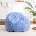 thumbnail image 2 of Yeshouse Sillón puff grande y esponjoso relleno de espuma para adultos, sofá tumbona ultrasuave y acogedor para sala de estar, dormitorio, lectura y relajación, 2 of 7