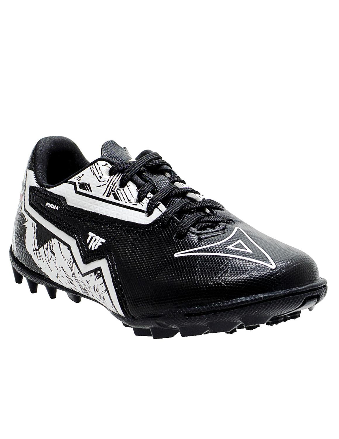 Tenis Futbol Rápido Pirma Pasto Sintético Color Negro Blanco negro 16.5